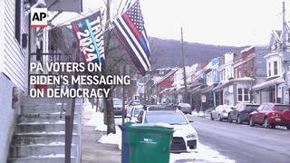 Pennsylvania voters on Biden's messaging on democracy