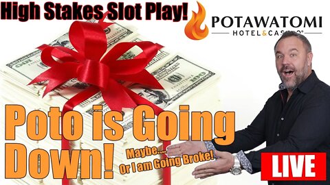 Best Slot Player in The Midwest! $100,000.00 LIVE High Limit Slot Play! Potawatomi Hotel & Casino!