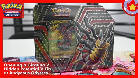 Opening a Giratina V Hidden Potential V Tin at @AndyseousOdyssey | Pokemon TCG