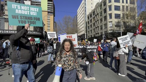 Melbourne freedom fighters no give up