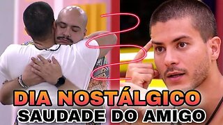 Arthur Aguiar acorda Nostálgico e fala sobre Tiago Abravanel #bbb22 #arthuraguiar #falandodebbb #bbb