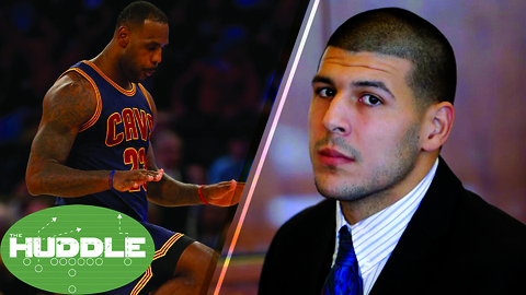 Is LeBron Getting TOO MUCH Credit? Aaron Hernandez Decision UNFAIR to the Victim? -The Huddle