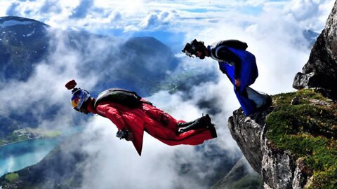 Wingsuit's amazing Stunts