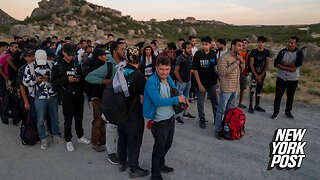 Hundreds of illegals pour across US border unhindered despite Biden’s ‘crackdown’
