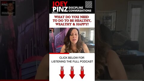 #222 Crystal Oconnor: Health, Wealth and Happiness | Joey Pinz Discipline Conversations #shorts