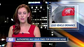 Loud vehicle ordinance