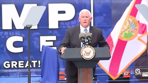 Vice President Pence holds campaign event in Miami, attacks Joe Biden