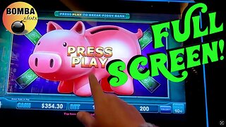 A GLORIOUS FULL SCREEN PIGGY! + FRESHLY Renovated Hard Rock Punta Cana #Casino Walkthrough