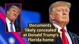 Documents likely concealed at Donald Trump's Florida home #donaldtrump #donaldtrumpnews #california