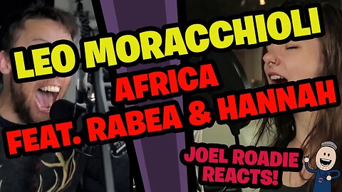 Toto - Africa (metal cover by Leo Moracchioli feat. Rabea & Hannah) - Roadie Reacts