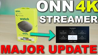 Onn 4K Streaming Device With Google TV Push Major Update - Did you receive it? Key Changes To The UI