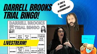 Darrell Brooks Trial Bingo