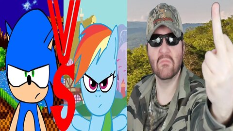 Sonic VS Rainbow Dash (Discontinued Channel) REACTION!!! (BBT)