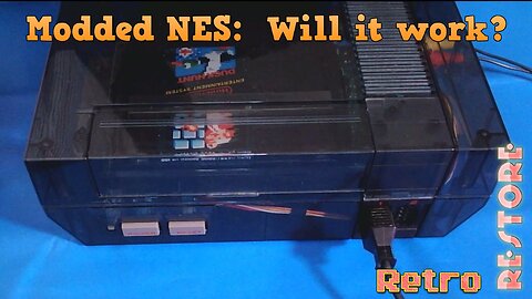 Untested NES gets cleaned, shell replacement, and LED mod!
