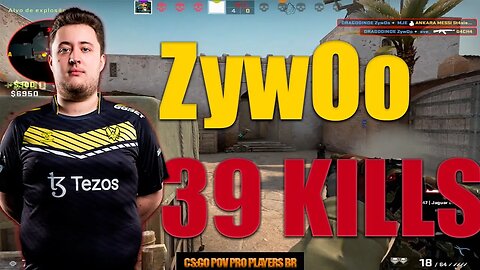 CSGO POV | 6000 ELO - Vitality ZywOo 39 KILLS Dust2 POV | FACEIT Ranked | 5 Jul, 2023