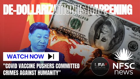 De-Dollarization Is Happening ｜"COVID Vaccine Pushers Committed Crimes Against Humanity" | Hao Haidong Delivers Speech in Spain | NFSC NEWS | 6.30.2024 4PM EST