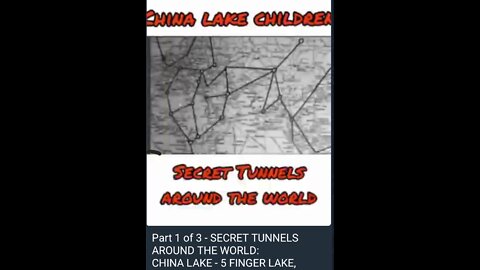 PART 1 of 3: CHINA LAKE - 5 FINGER LAKE - D.U.M.B.S & SECRET TUNNELS in USA