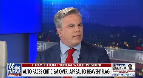 Tom Fitton: The Left Thinks The American Flag Is Controversial