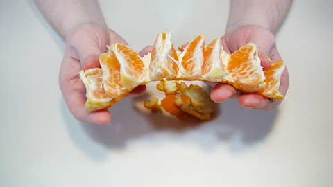 How To Peel Mandarin Oranges Amazing Way