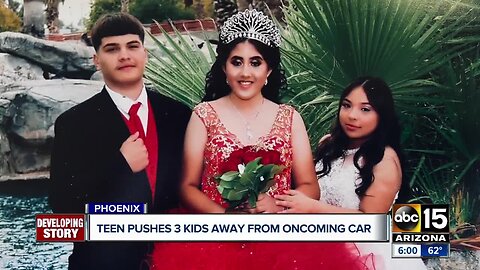 Teen in critical condition after pushing nieces out of way of moving car