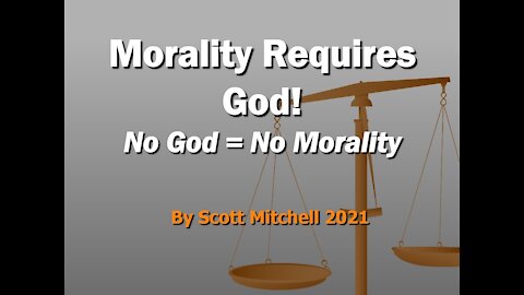 No God equals No Morality