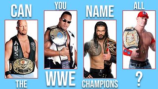 Can You Name All The WWE Champions?! WWE Trivia Quiz