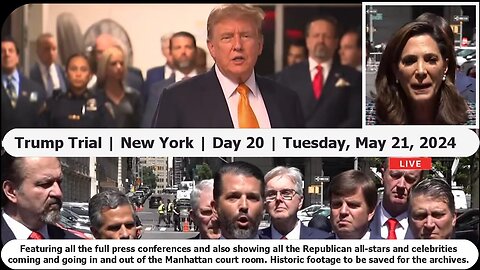 Trump Trial | Day 20 | The DOJ and Defense Rests | May 21, 2024