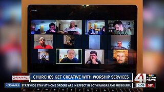 Churches get creative with worship services