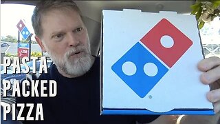 Domino's Pasta Packed Pizza Taste Test!