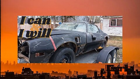 1979 Trans Am Special edition DIY plastic prep