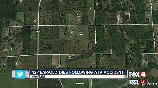 12-year-old girl dies after ATV crash in Collier County