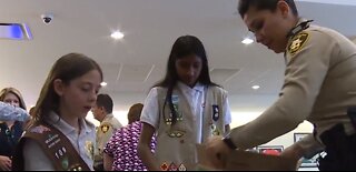 Girl Scouts of Southern Nevada thanked police, nonprofits with cookies
