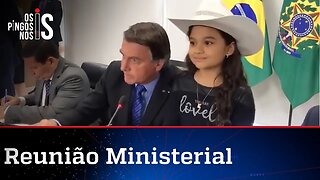 Reunião com Bolsonaro: Menina Esther entrevista ministros