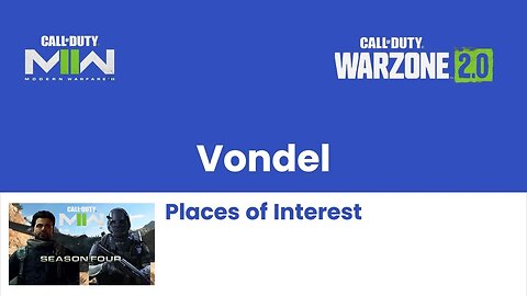 Vondel Places of Interest - Real Life Locations (Warzone 2)