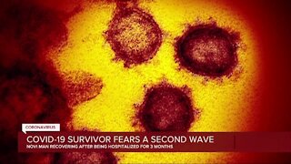Covid-19 survivor fears a second wave