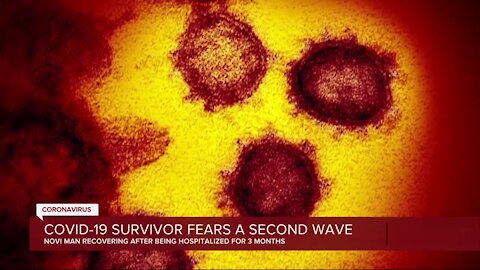 Covid-19 survivor fears a second wave