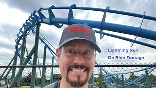 On Ride Footage of LIGHTNING RUN at KENTUCKY KINGDOM, Louisville, Kentucky, USA