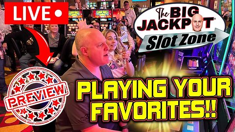 🔴 LIVE Exclusive Sneak Preview Slot Play at The Big Jackpot Slot Zone! High Limit Livestream