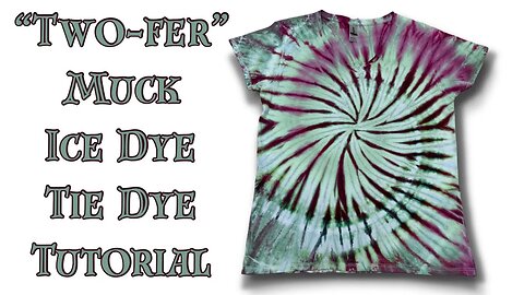 Tie-Dye Designs: Spiral Twofer Muck Dye | Incredible Long Sleeve Diamond | Part 2