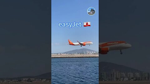 easyJet Landing Gibraltar