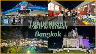 Talat Rot Fai - The Train Night Market Dan Neramit - Chatuchak District Of Bangkok - Thailand 2024