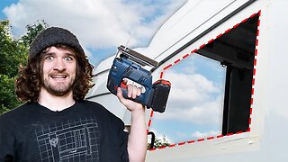 Installing a BED and WINDOWS in a VAN