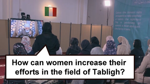 How can women increase their efforts in the field of Tabligh?