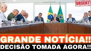 URGENTE!! FORÇAS ARMADAS ACIONADAS AS PRESSAS!! LULA TOMA DECISÃO!! GRANDE NOTÍCIA...