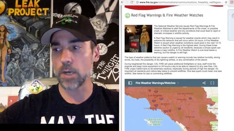 Los Angeles to San Diego, Red Flag, Extreme Fire Warnings, Stage II, Agenda 21?