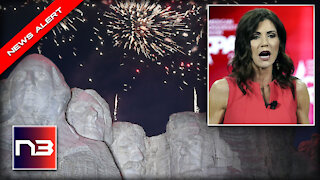 SD Gov. Kristi Noem Sends SCORCHING Message to Biden after He Refuses Mt. Rushmore Fireworks