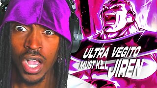 ULTRA VEGITO MUST KILL JIREN REACTION [DRAGON BALL SUPER ULTRA VEGITO PART 24]