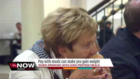 Dr. Nandi: Pop with meals can make you gain weight