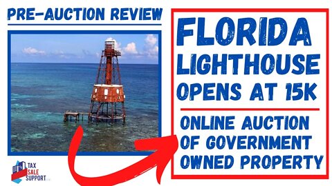 FLORIDA LIGHTHOUSE SELLING AT ONLINE AUCTION! OPENS AT $15,000! OWN HISTORY