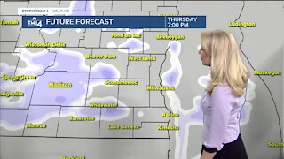 Light snow arrives Thursday afternoon